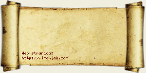 Irena Milovanović vizit kartica